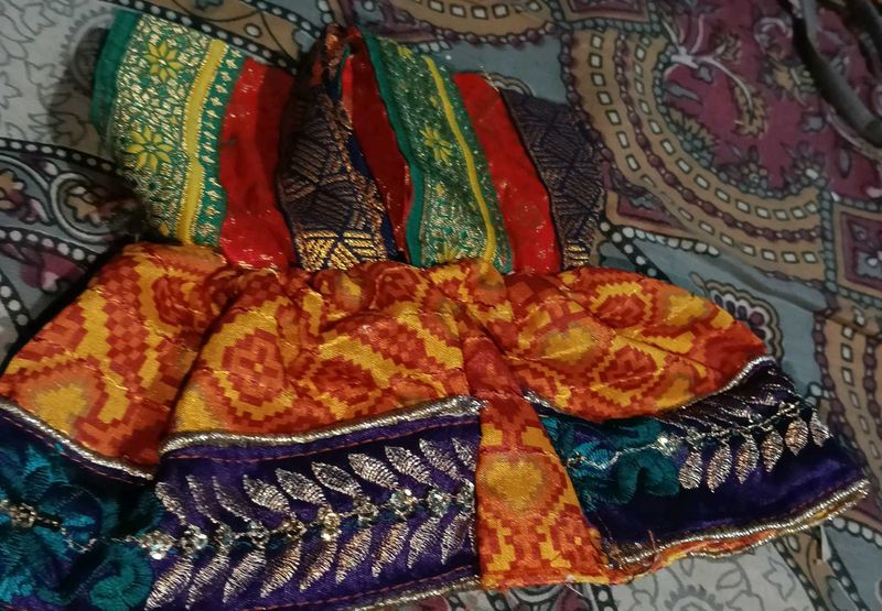 Colorful laddu gopal dress