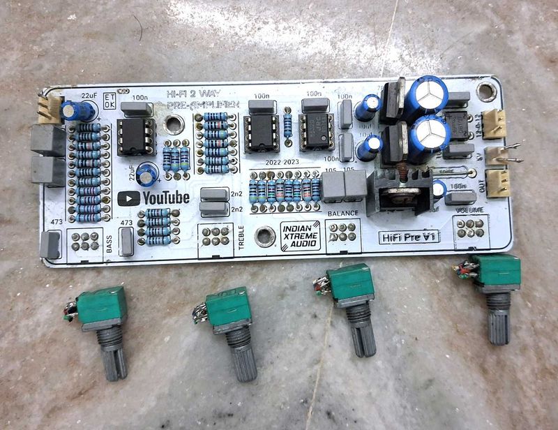 Indian Xtreme Audio Mid Bass Treble Board