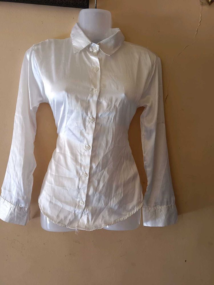 White Long Sleeve Shirt