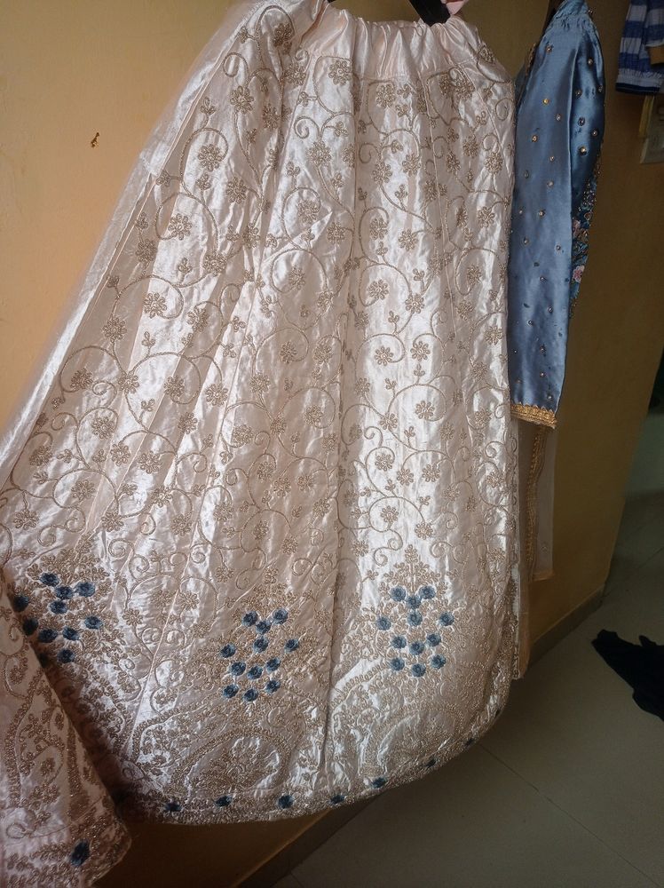 Pink Sharara With Choli N Dupatta