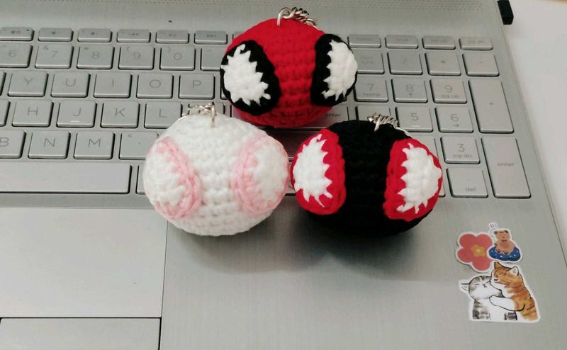 Crochet Spiderman Keychains Combo