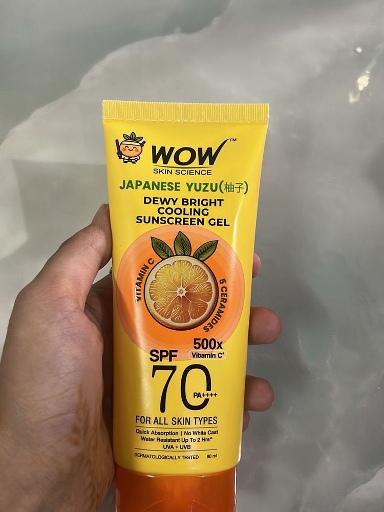 WOW Skin Science Sunscreen SPF 70