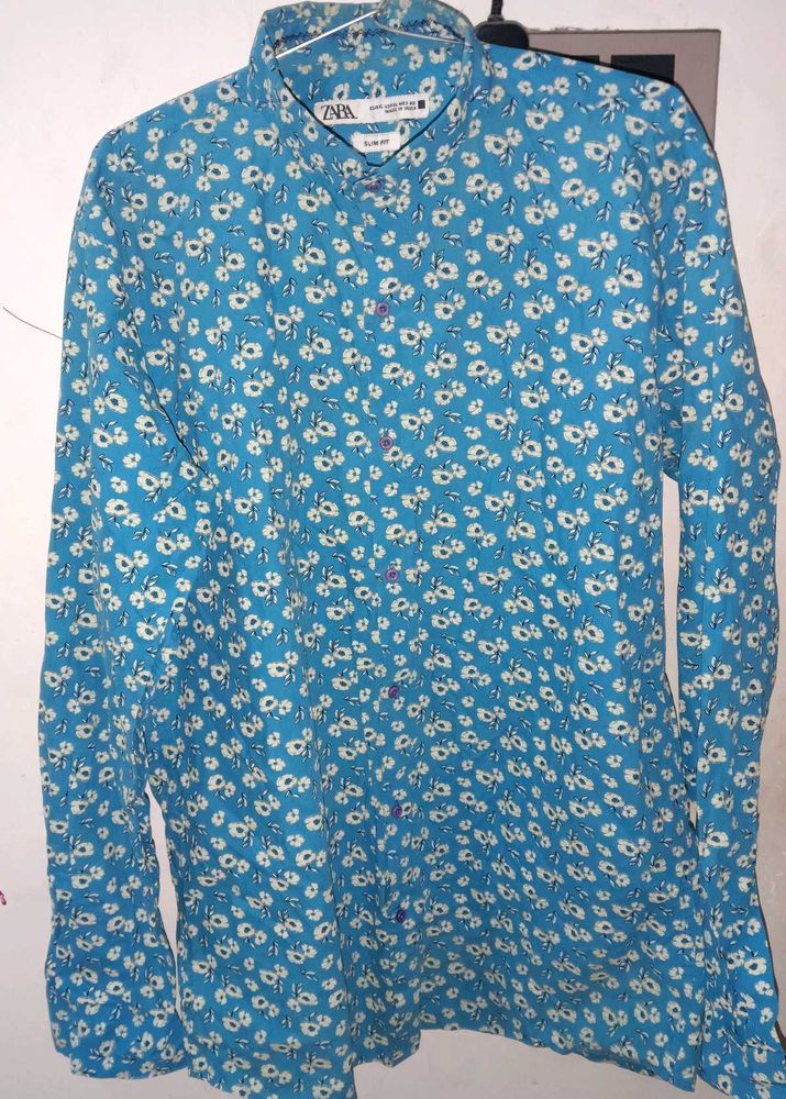 Zara Floral Print Shirt
