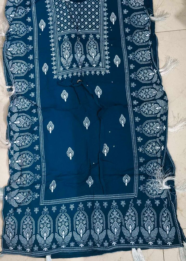 navy blue women kaftan kurti