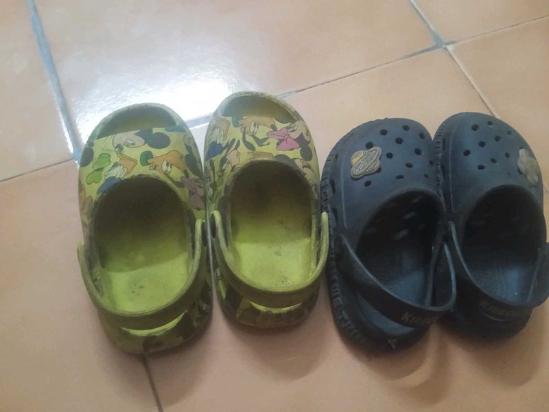 Combo 2 Kids Crocs 1-2yrs