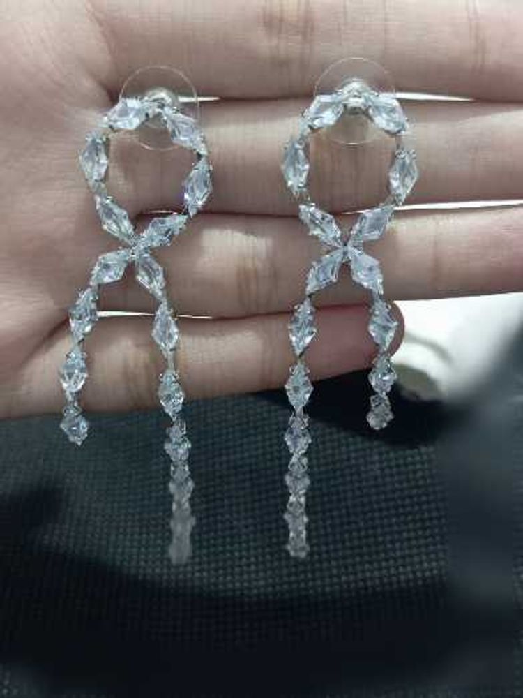 Dangling Crystal Earrings (AD)