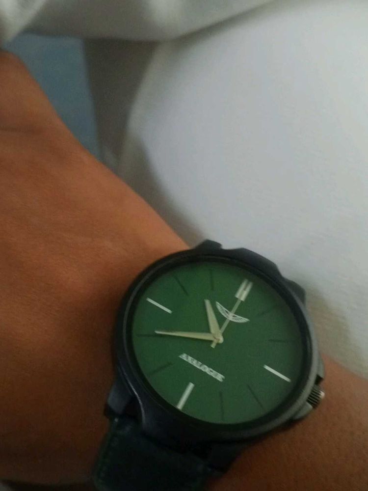 Analogue Green Watch