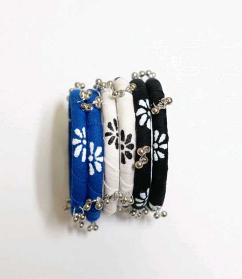 Floral Bangle Set