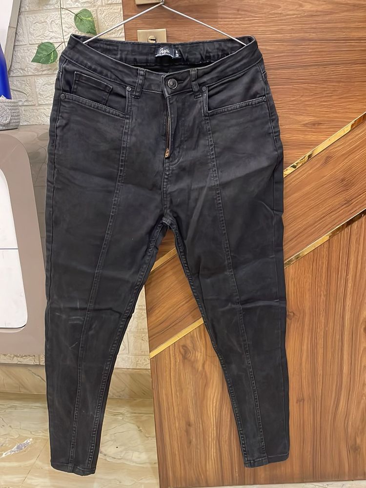 Stylish Dark Gray Denim Jeans