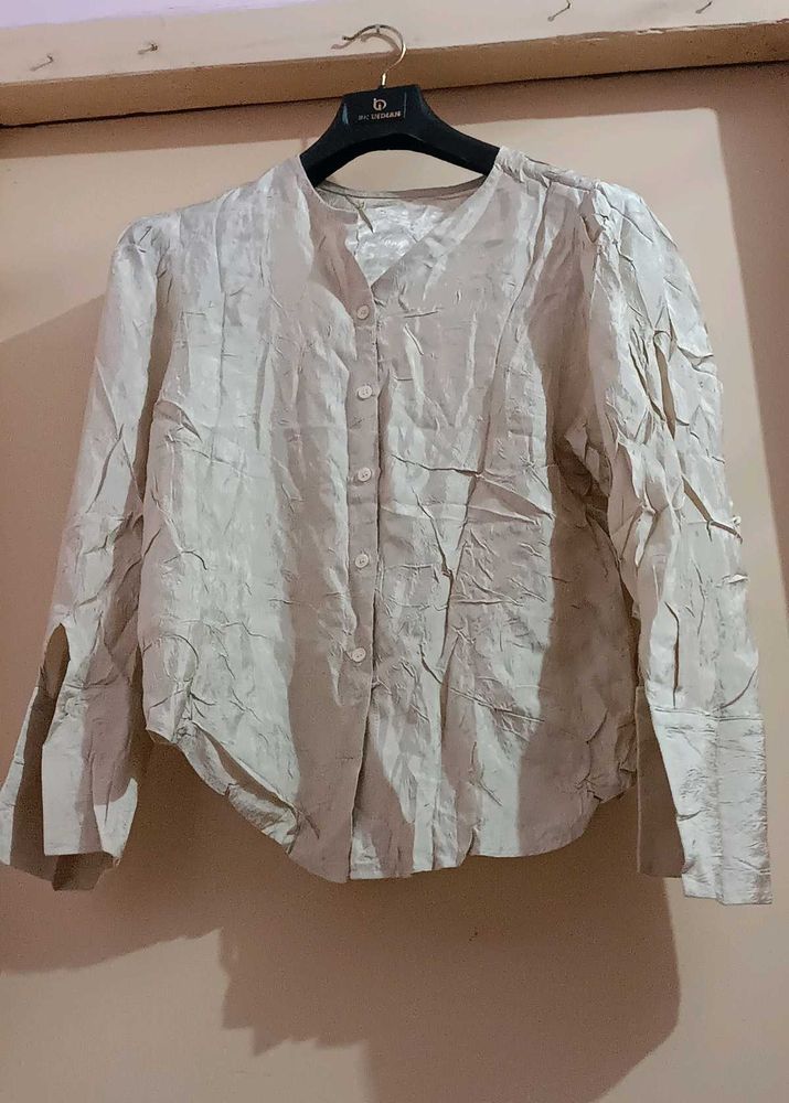 Unique Textured Button-Down Shirt