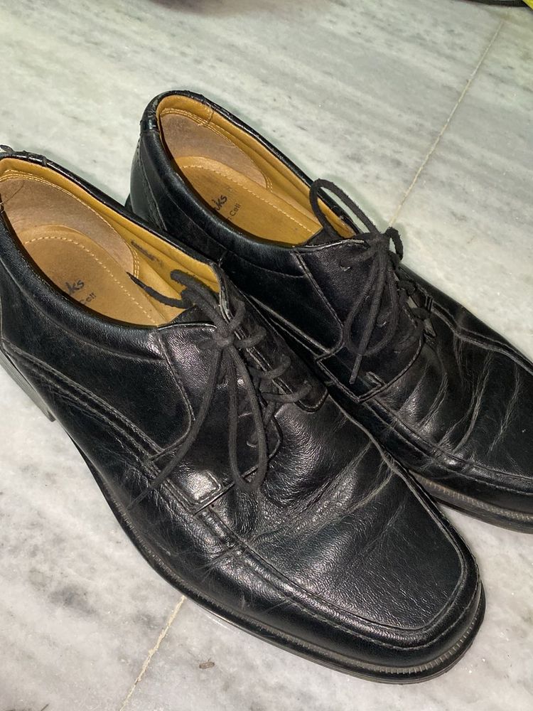 Leather Clarks Shoes