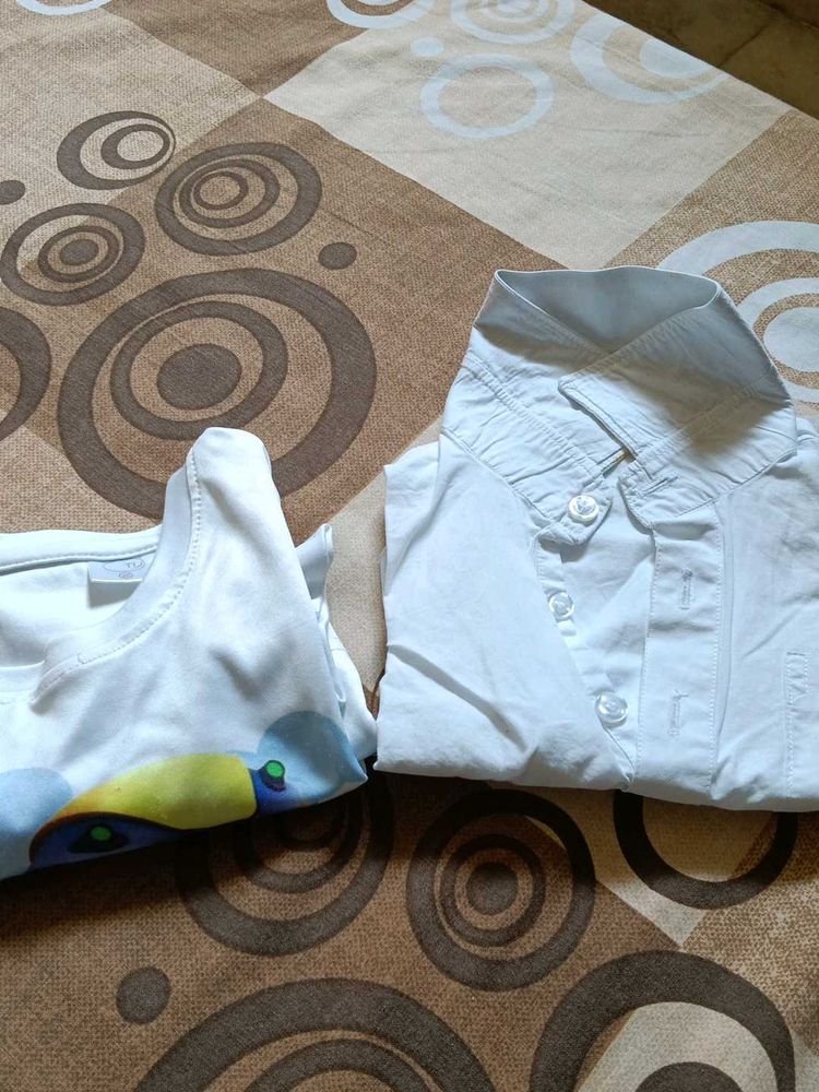 One Kurta Pajama Set And Tshirt