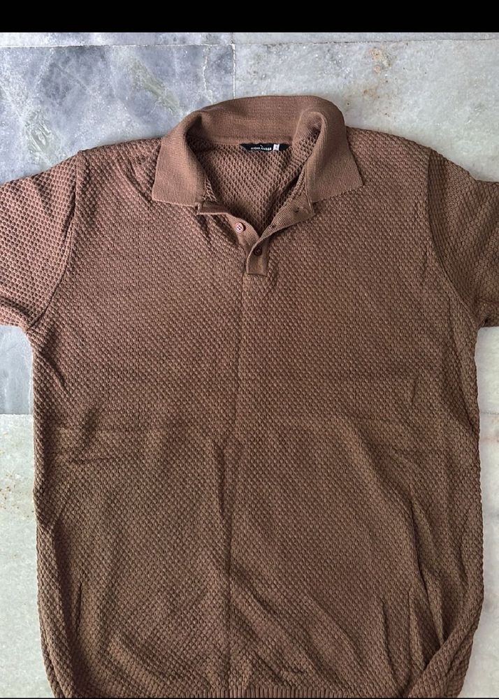 Brown and red Polo Shirt combo