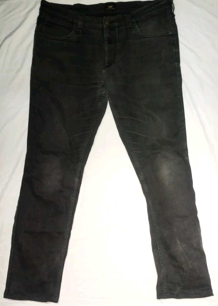 Dark Wash Corduroy Pants