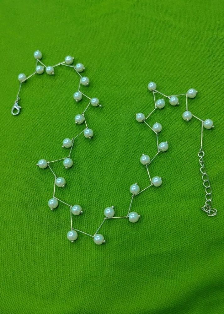 Beautiful White Pearls Choker🤍