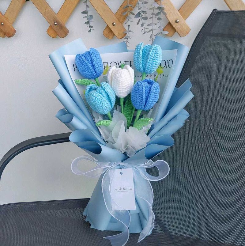 Flower Bouquet 💐🤍 💙