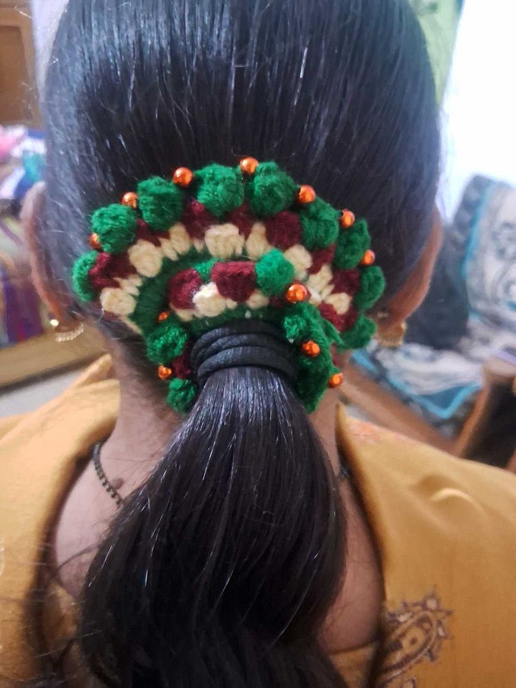 Crochet Hair Accessory Scrunchie