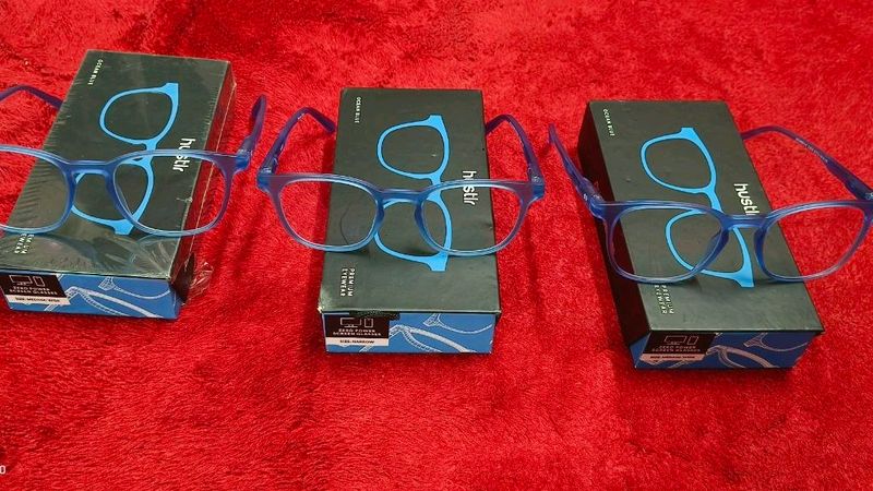 Ocean Blue Full Rim Wayfarer Lenskart HUSTLR Frame