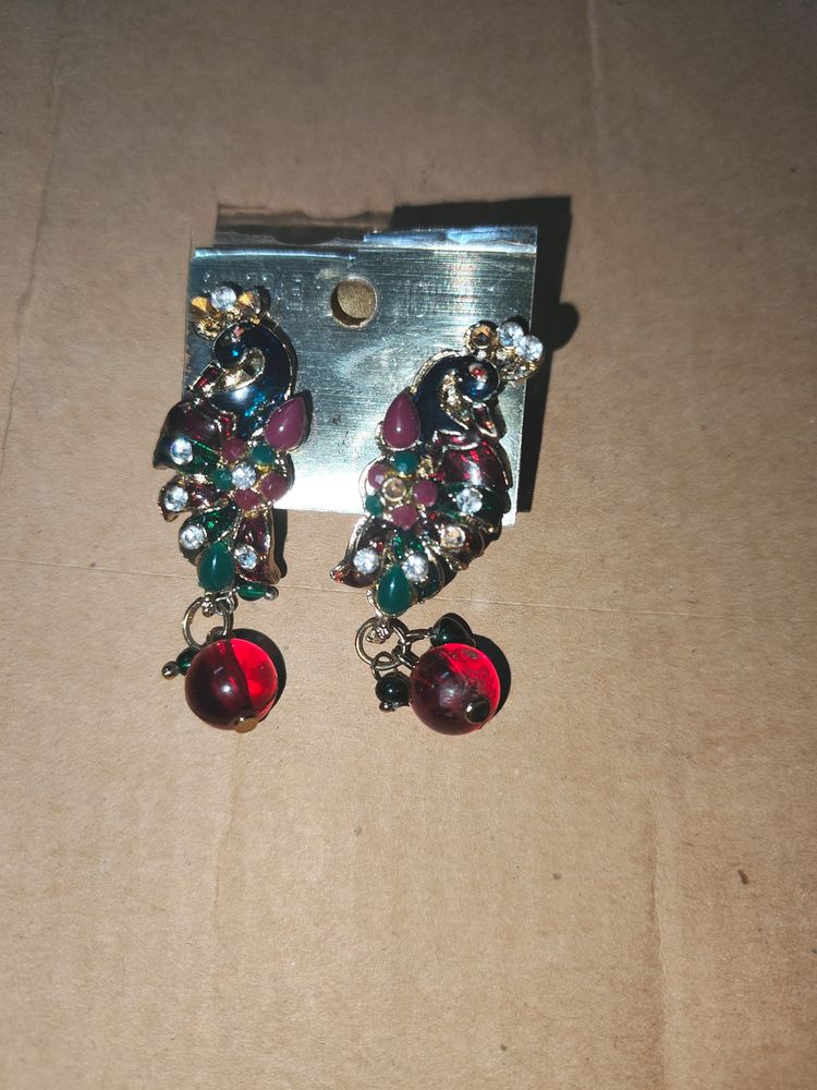 Peacock Earings