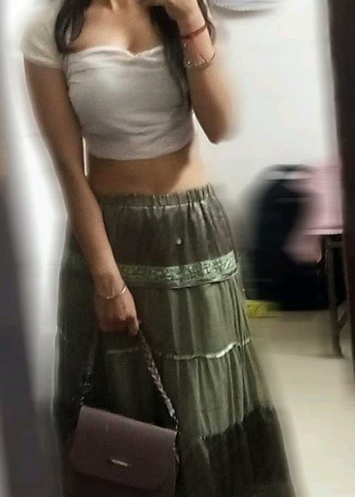 Olive Green Tiered Maxi Skirt