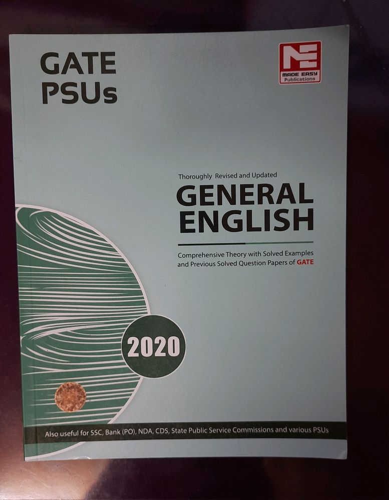 General English for GATE, PSUs,SSC,Bank(Made Easy)