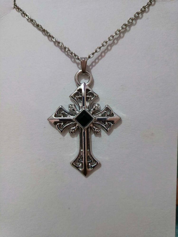 Silver Cross Necklace