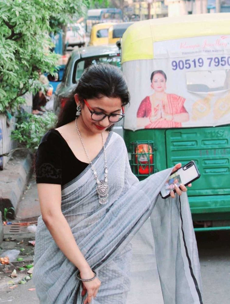 Cotton Blend Saree