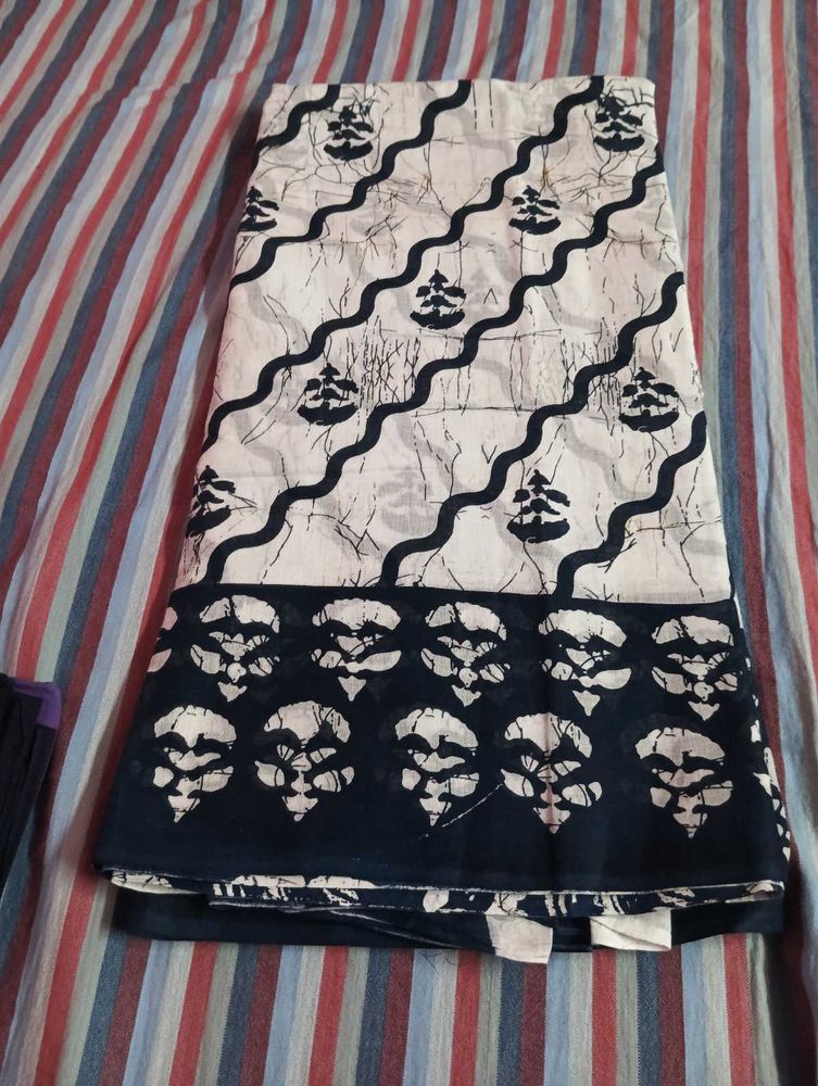 Combo Pack Of 2 Cotton saree Without Blouse