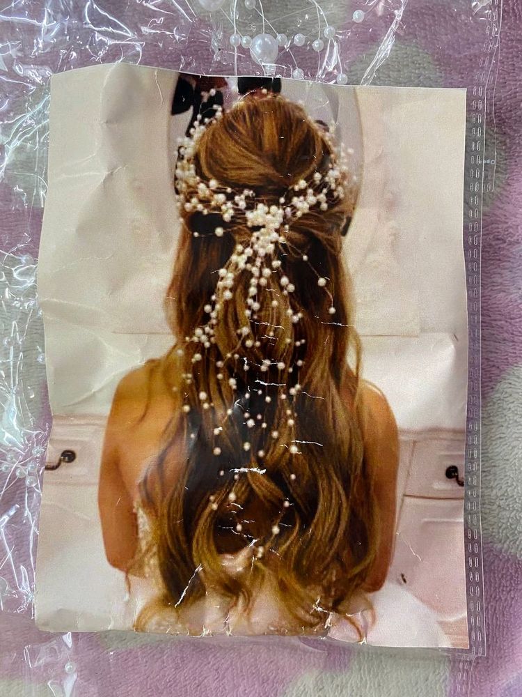 Luxury Pearl Bride head band