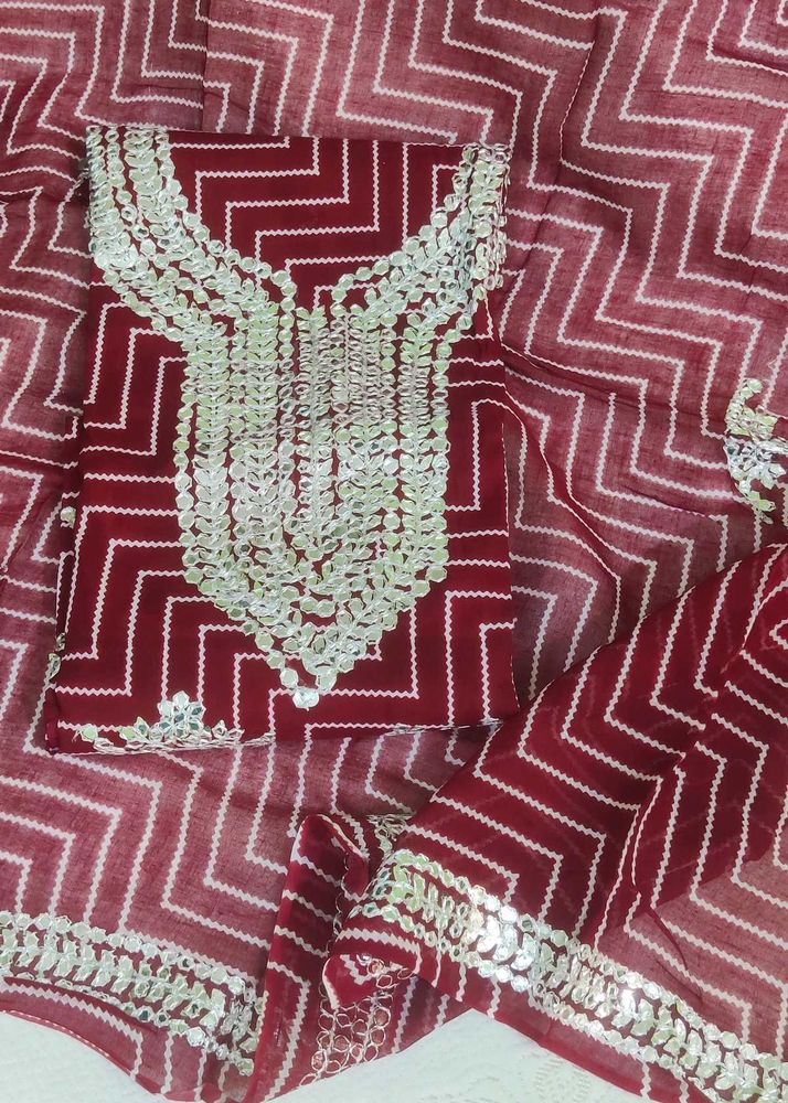 Jaipuri Gota Patti Elegant Dress Material