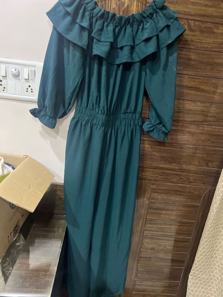 Elegant Green Jumpsuit