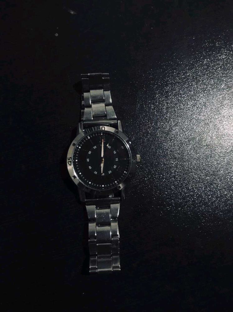 Silver Analog Watch