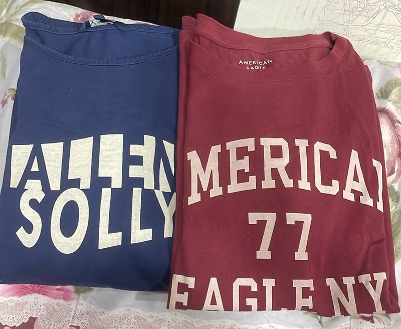 Allen Solly Blue Graphic Tee