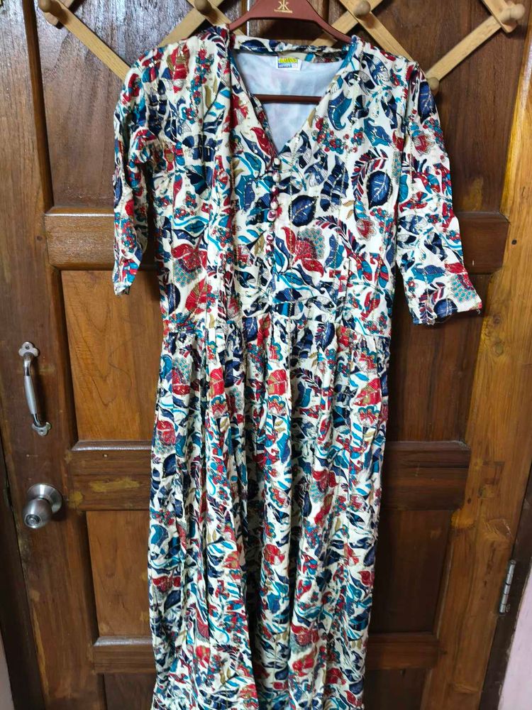 Floral Print Midi Dress