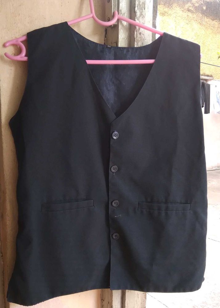 Stylish Black Vest