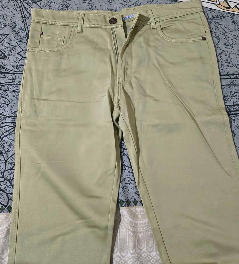 Mens Khaki color Casual Pants