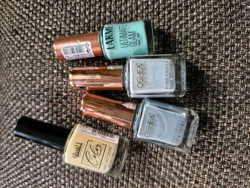 Nail Polish Bundle - Lakme, Oshea, Glam21