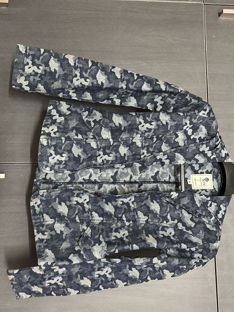 Camo Denim Jacket