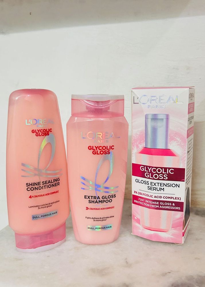 L&#39;Oreal Glycolic Gloss Haircare Set