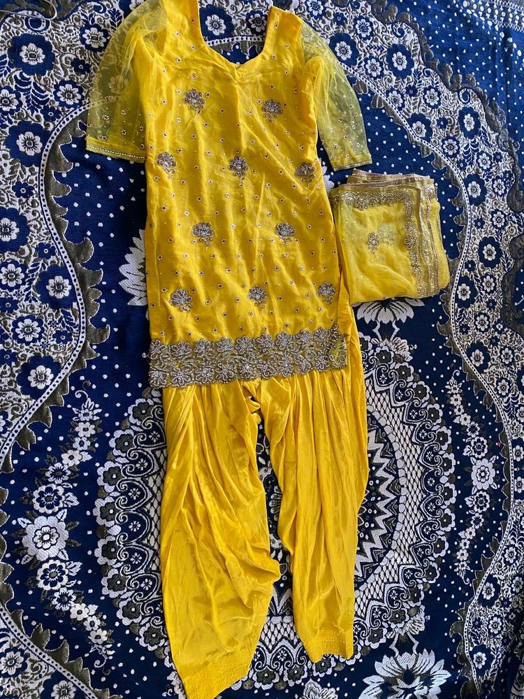 Yellow Salwar Kameez