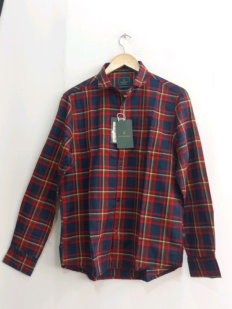 Pine Republic Maroon Shirt  | Chest 40 | Le