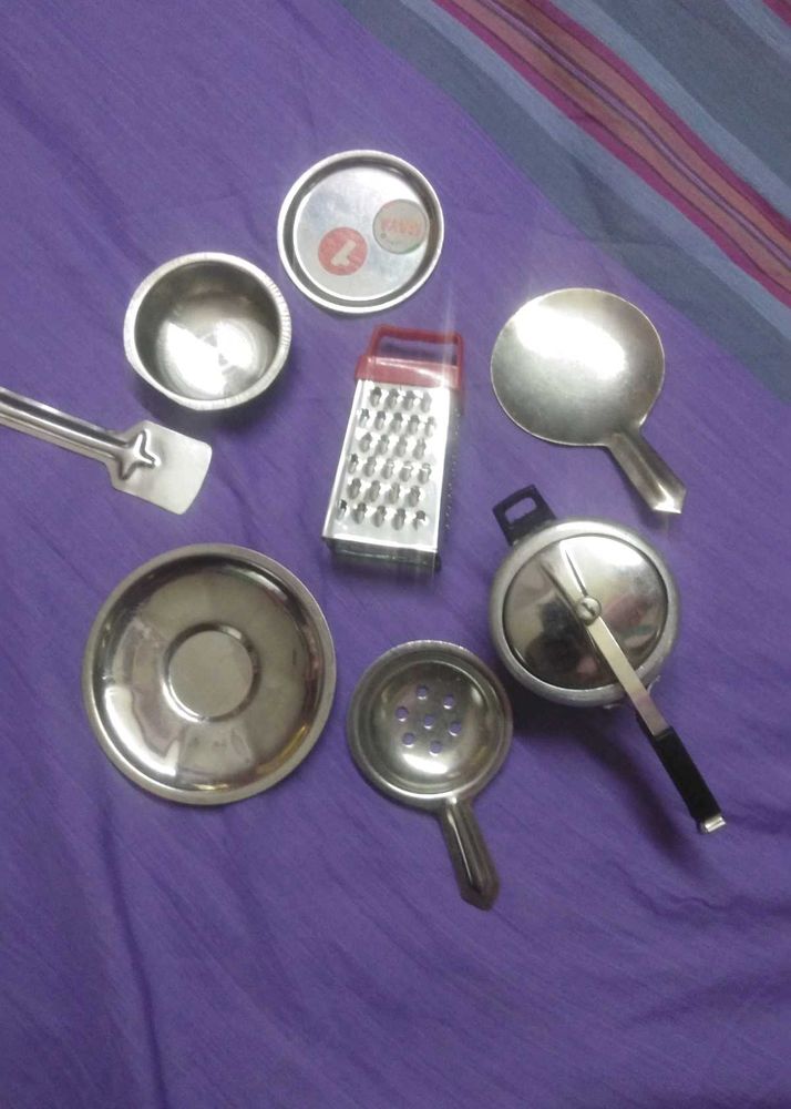 Stainless Steel Kitchen Set