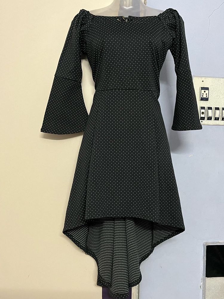 Korean Black Updown One Piece