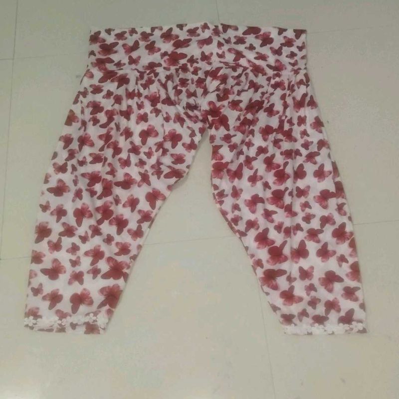 Butterfly Print patiala salwar suit handmade