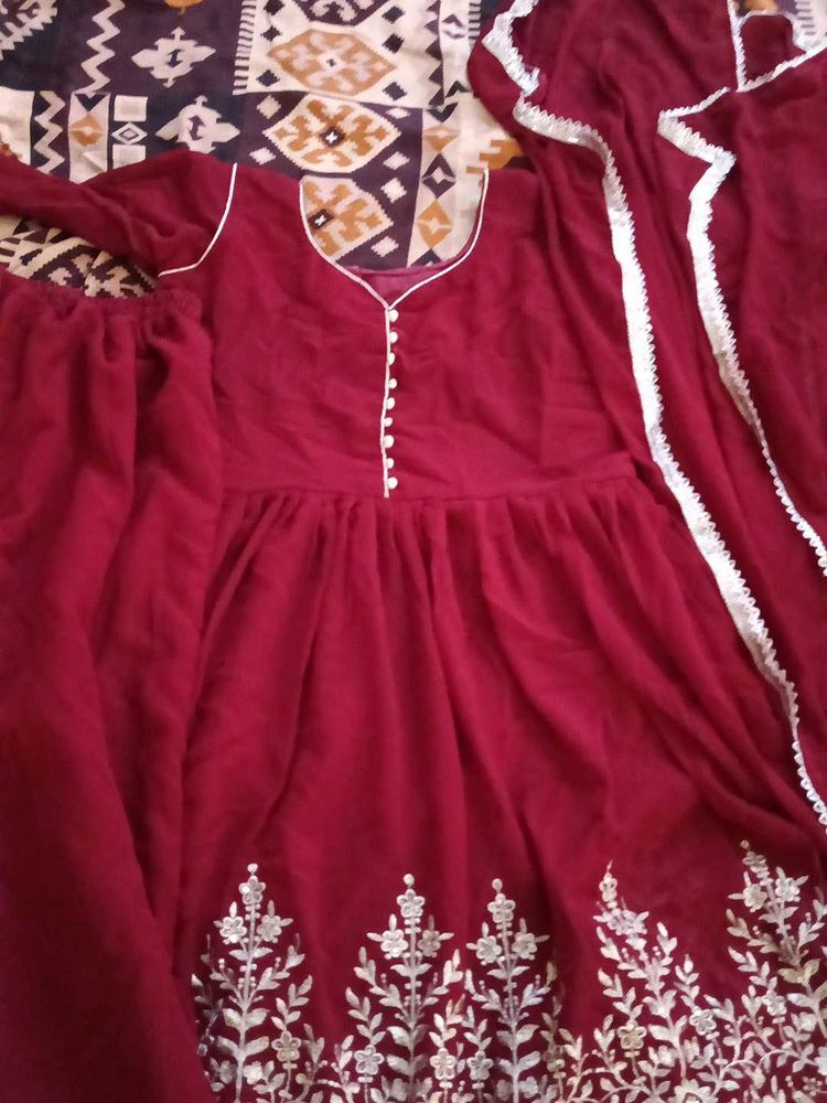 Dress With Dupatta Set