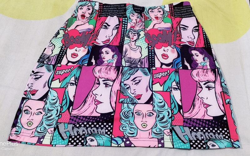 Sexy Colourful Mini Skirt