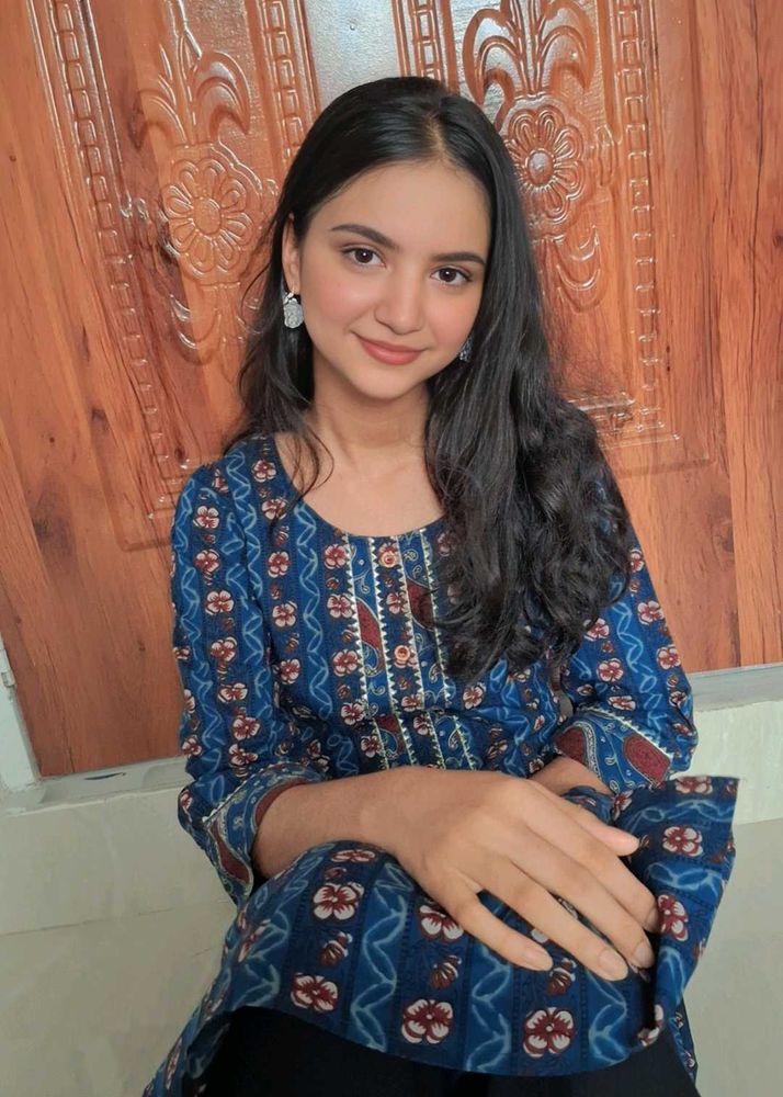 Navy blue kurta !