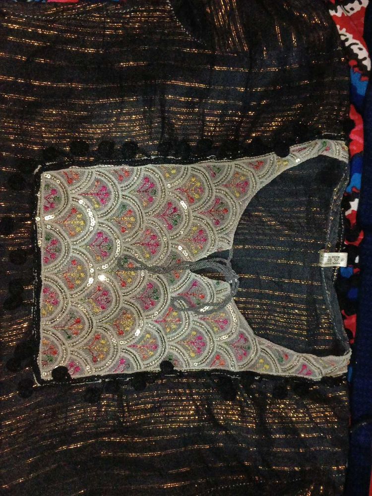 Sparkly Embellished Tunic Top
