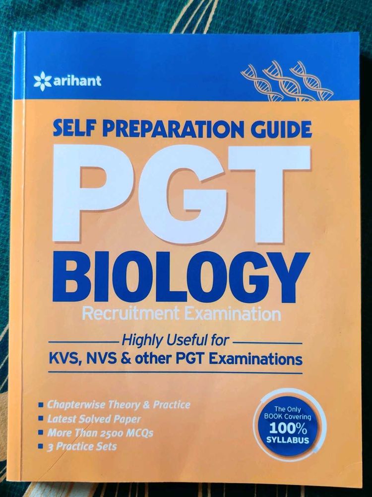 PGT Biology Guide - Arihant