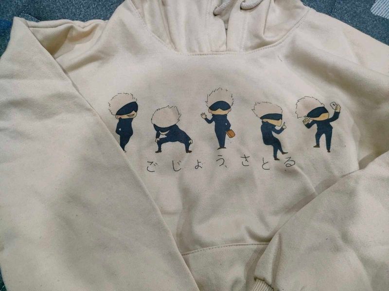 Cute Anime Print Hoodie